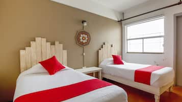Standard Room, 2 Katil Bujang (Single) | 1 bilik tidur, cadar katil