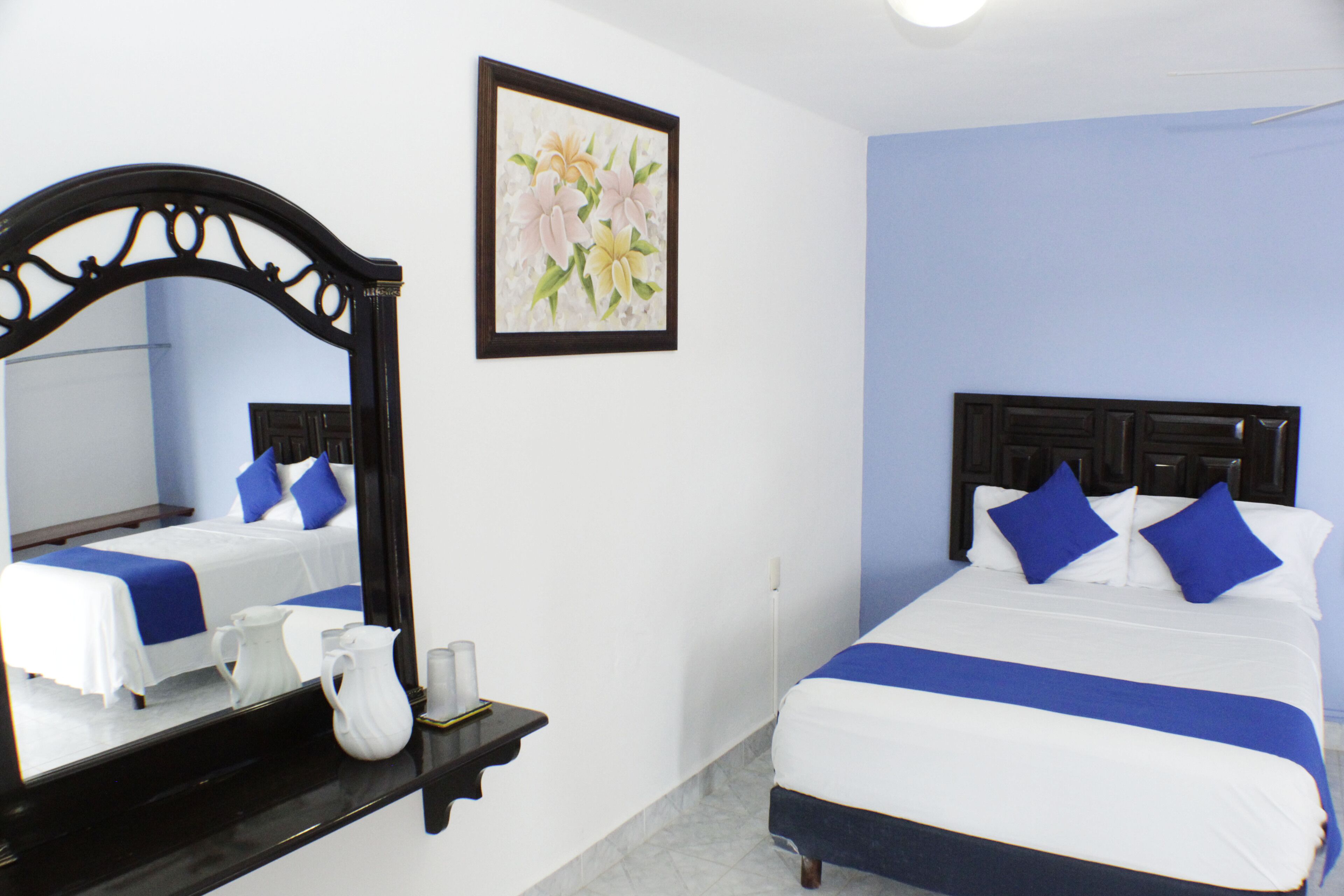 standard room, 2 double beds | 1 bedroom, free wifi, bed sheets