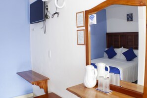 Wifi gratis y ropa de cama