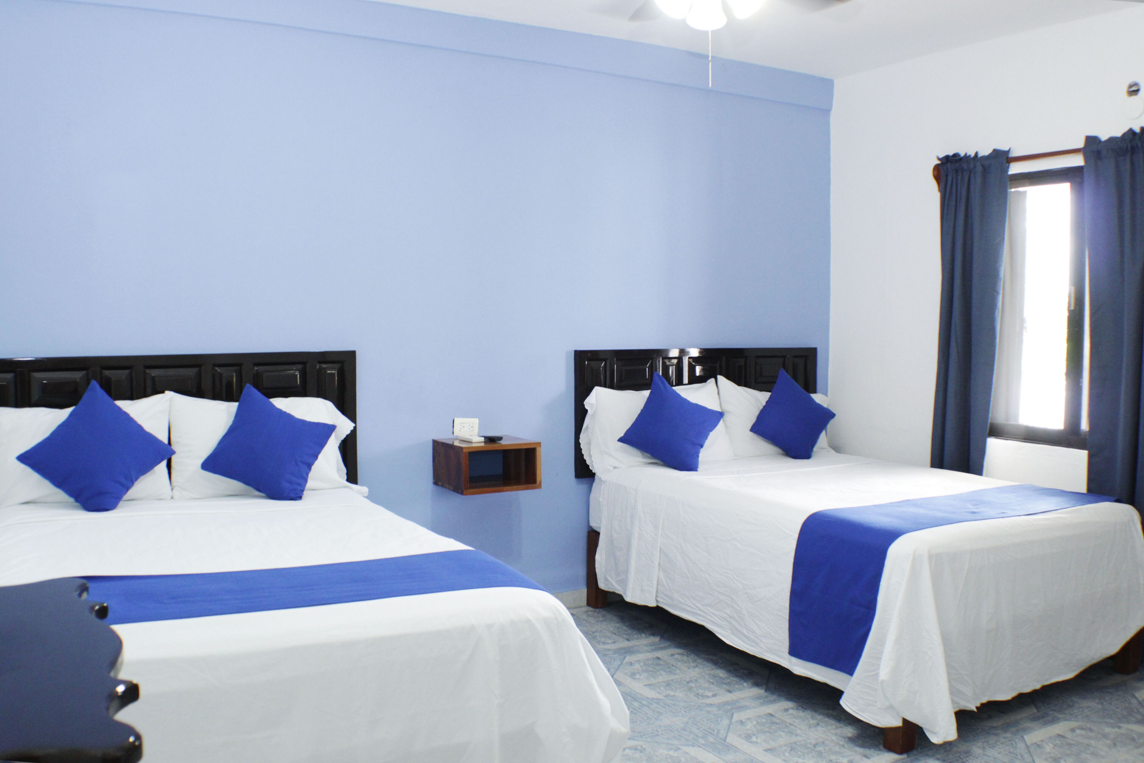 standard room, 2 double beds | 1 bedroom, free wifi, bed sheets