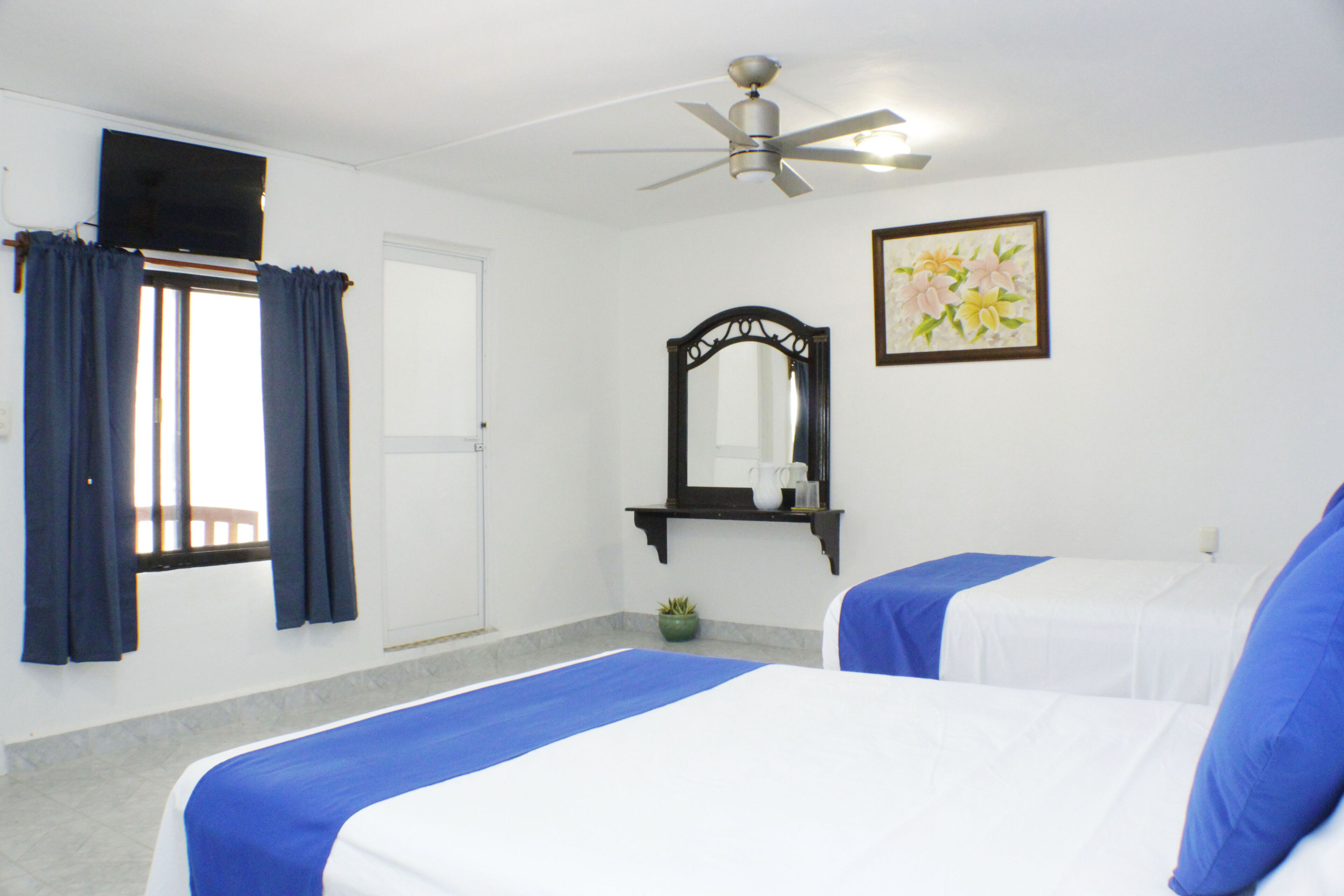 standard room, 2 double beds | 1 bedroom, free wifi, bed sheets