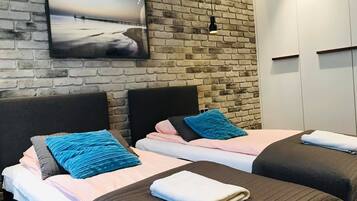 Apartamento | 2 dormitorios, tabla de planchar con plancha, wifi gratis y ropa de cama