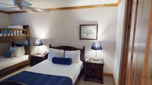 2 bedrooms, internet, bed sheets