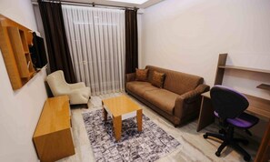 Standardzimmer | Wohnbereich | LCD-Fernseher, Fußbodenheizung