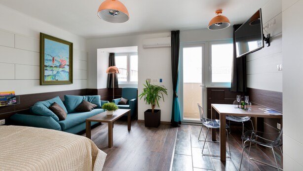 Living area - Apartment Top 5 (Budapest)