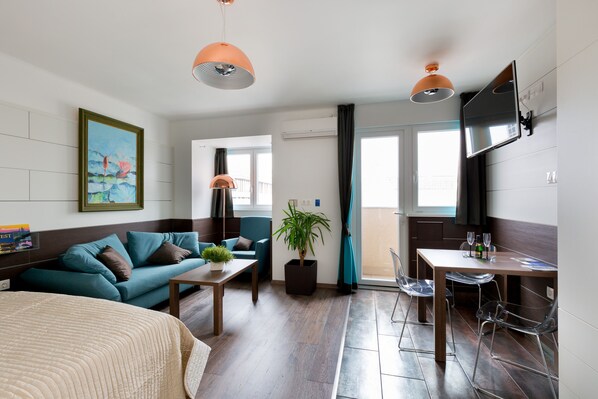 Appartement | Coin séjour | Télévision à écran plat