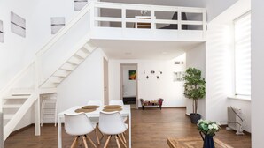 Apartment (Split Level) | Living area - Apartment Fresh and Style (Budapest)