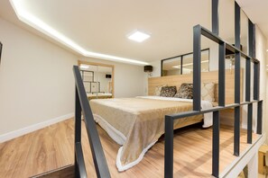 อพาร์ทเมนท์ (Split Level) | 1 ห้องนอน, Wi-Fi ฟรี, ผ้าปูที่นอน