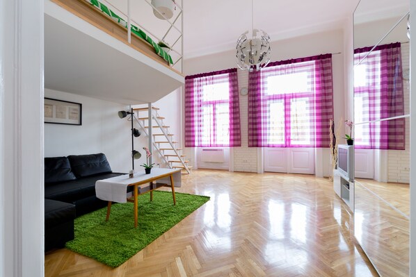 Apartment (Split Level) | Living area | TV