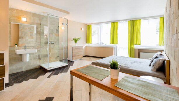 Apartment | Bathroom shower - Riverhood Apartment (Budapest)