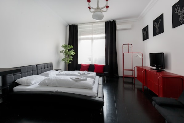 Apartamento | 1 quarto, Wi-Fi de cortesia, roupa de cama