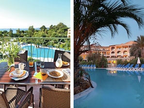 Outdoor pool - Bright Studio in French Style Near the Beach of Issambres (Roquebrune-sur-Argens)