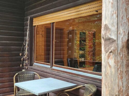 Tidy Furnished Wooden Chalet near Forest