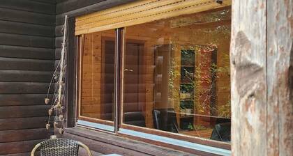 Tidy Furnished Wooden Chalet near Forest