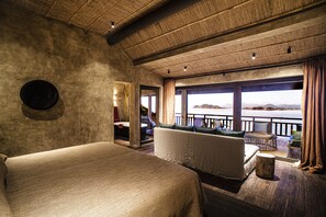 Free minibar items, in-room safe, individually decorated, desk