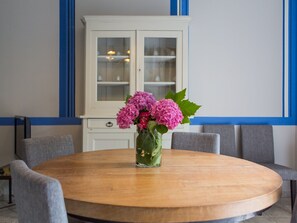 Dining - Colorful Holiday Home in Basque Style in a Green Environment (La Bastide-Clairence)