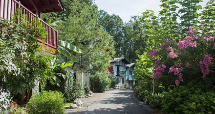 Colorful Holiday Home in Basque Style in a Green Environment