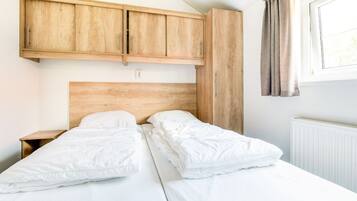 Chalet | 2 slaapkamers, individueel gemeubileerd, beddengoed