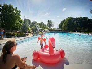 Outdoor pool - Great Villa With Sauna, Bubble Bath & Steam Shower (Roggel)
