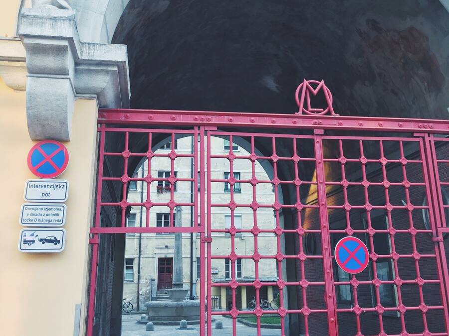 Entrada da propriedade