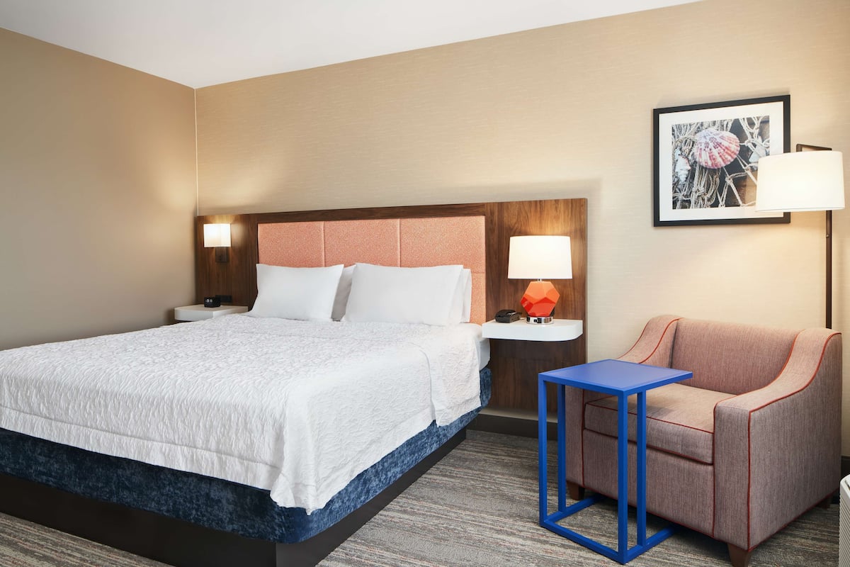 Room, 1 King Bed, Refrigerator & Microwave | 1 bedroom, in-room safe, desk, laptop workspace