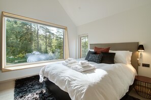 4 habitaciones y sábanas de algodón egipcio 
