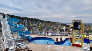 Piscine couverte, piscine extérieure