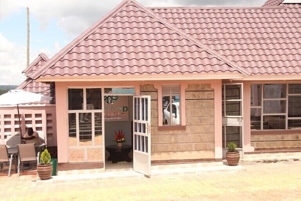 Majoituspaikan julkisivu