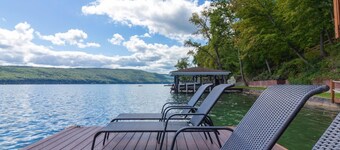 Solitude: "Canandaigua Lake Front + Large Family Home for Finger Lakes Vacation"