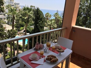 terrace with panoramic view