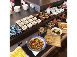 Indulge in a diverse spread of international cuisine at our buffet.