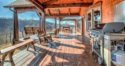 The Poplars at Bearwallow Mountain | Two Combined Lodges| Pavilion for Weddings and Events
