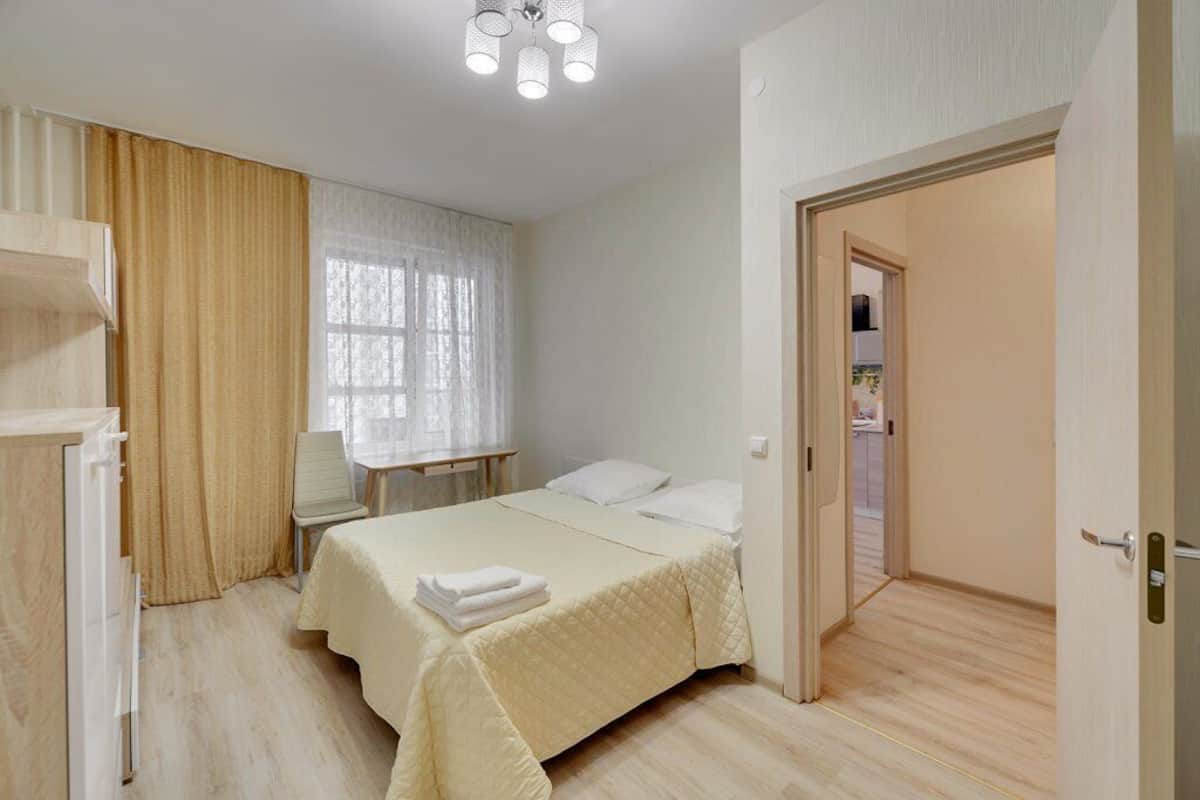 Apartemen Mewah | 1 kamar tidur, tirai kedap cahaya, dan setrika/meja setrika