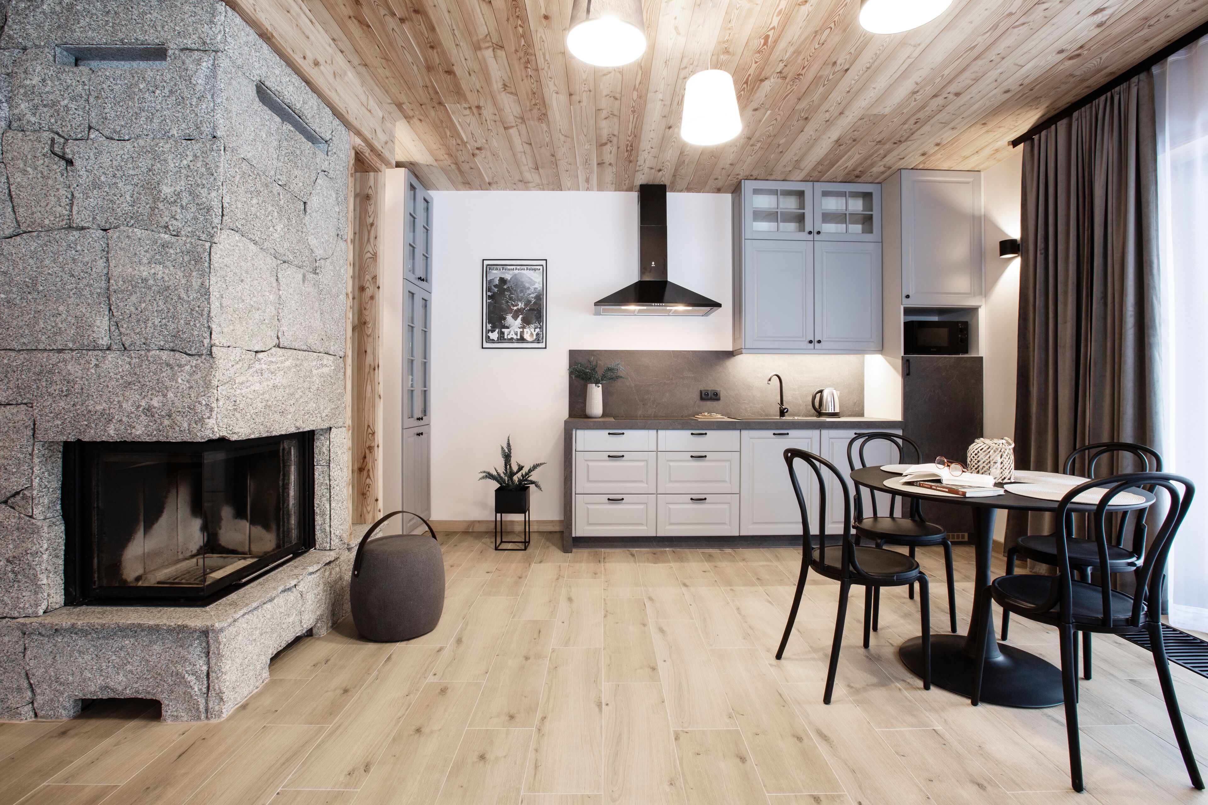 Exclusive Apartment (Granit) | Private kitchenette | Full-sized fridge, microwave, stovetop, dishwasher