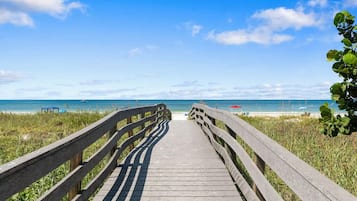 Una spiaggia nelle vicinanze