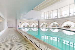 Indoor pool, a heated pool
