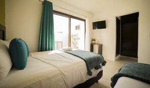 Executive Studio, 2 Double Beds | Down duvets, blackout curtains, iron/ironing board - Asilé Hotel Boutique (Bacalar)