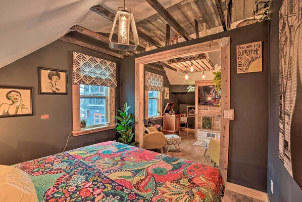 1 habitación, tabla de planchar con plancha, internet y ropa de cama 