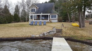 Exterior - Gorgeous Lakefront House, AC, Private Dock, Kayaks, Canoe, Paddleboards. (Frankfort)