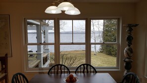 Dining - Gorgeous Lakefront House, AC, Private Dock, Kayaks, Canoe, Paddleboards. (Frankfort)