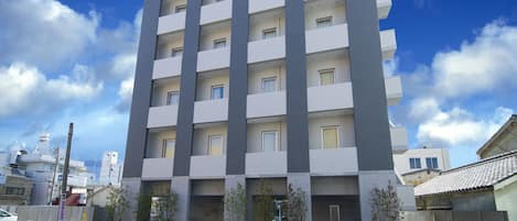 Façade de l’hébergement