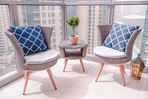 Deluxe-Apartment, 2 Schlafzimmer | 2 Schlafzimmer, individuell dekoriert, individuell eingerichtet