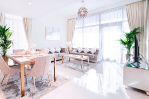 Apartemen Deluks | 1 kamar tidur dan didekorasi berbeda-beda