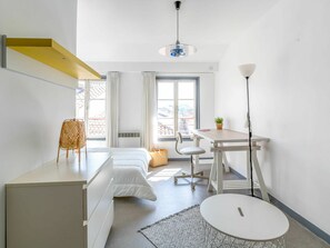 1 Schlafzimmer, Reisekinderbett, kostenloses WLAN, Bettwäsche