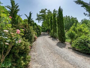 Property grounds - Stunning private villa for 12 guests with hot tub, A/C, private pool, WIFI and TV (Montevarchi)