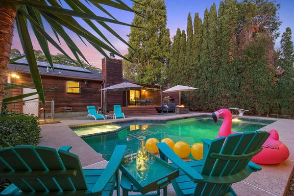 and surrounded in privacy,