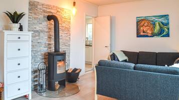 Fernseher, Kamin