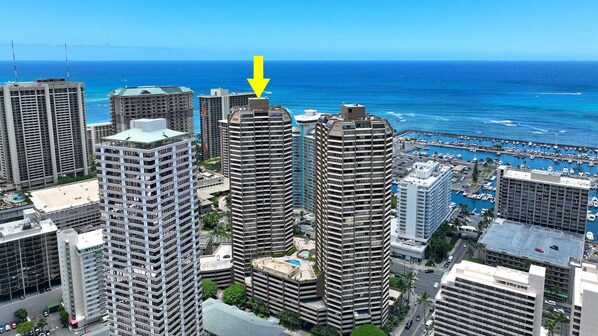 Exterior - Monthly Discovery Bay 2719 Ocean/Sunset/Marina/City Views 1 Bdrm 1 Kng Bed (Honolulu)