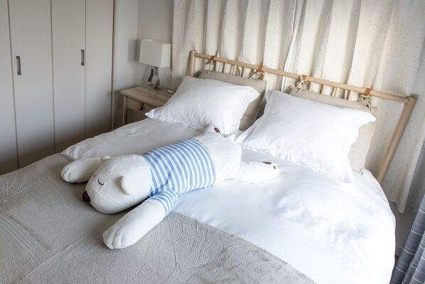 公寓, 2 间卧室 (401) | 办公桌、笔记本电脑工作区、遮光窗帘、免费 WiFi