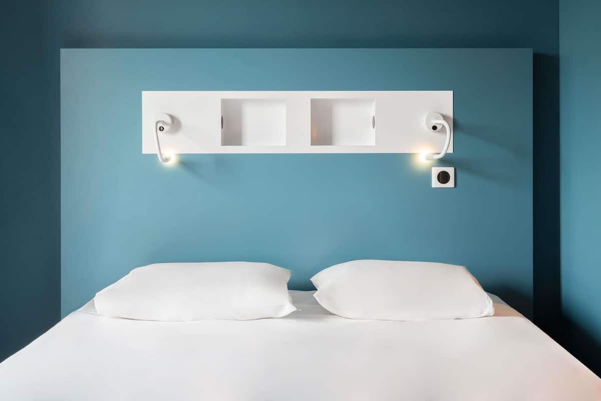 Blackout drapes, soundproofing, iron/ironing board (on request)